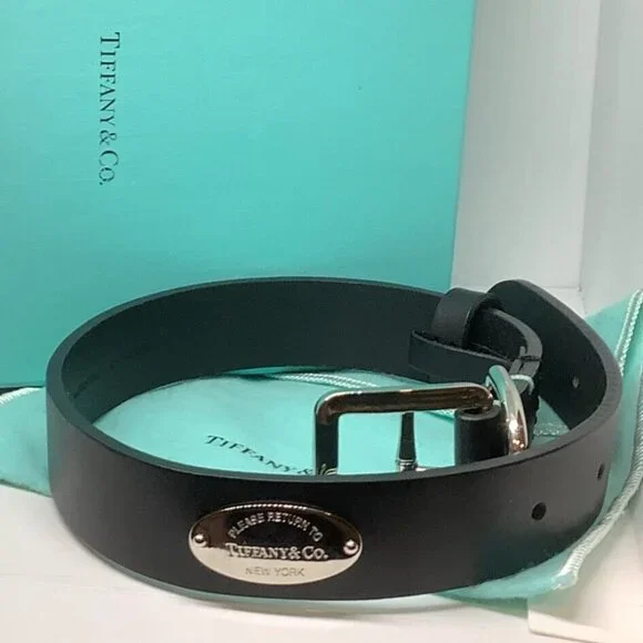 Dog Bowl Dog Collar Tiffany And Co HTF TIFFANY CO LARGE BLACK